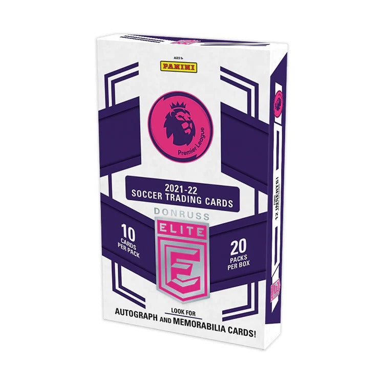 Panini Premier League 2021/22 Donruss Elite Cards - Retail Box (20 Packs)