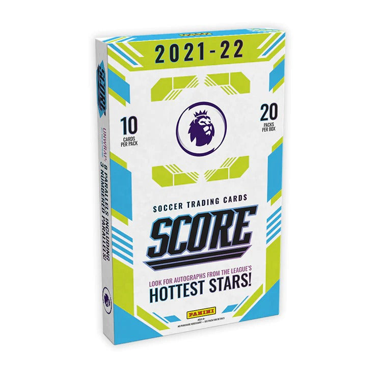 Panini Premier League Score 21/22 Soccer Trading Cards - Retail Box (20 Packs)